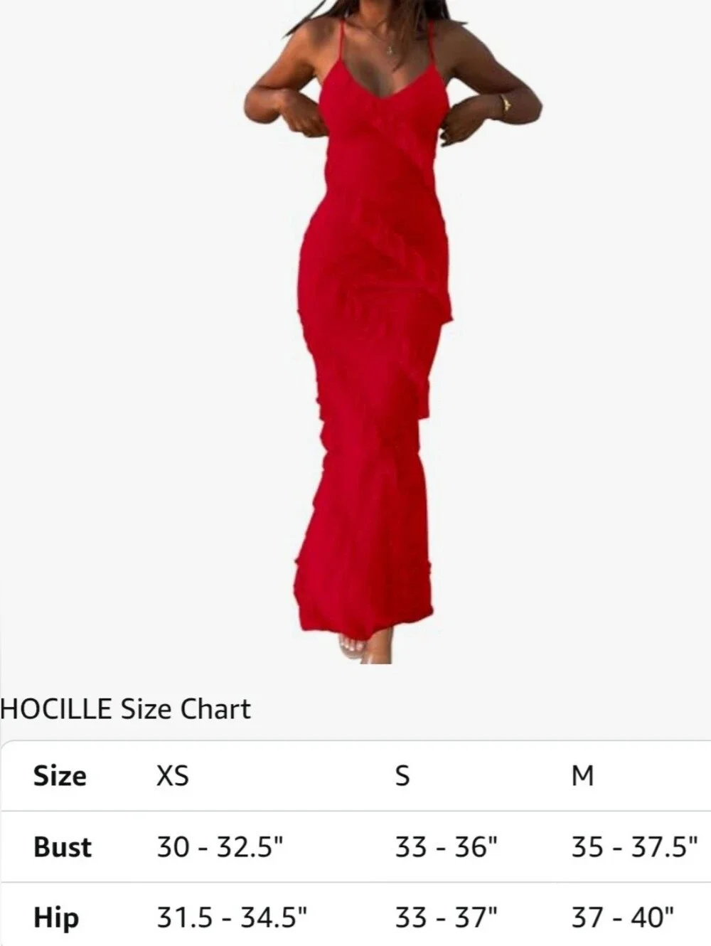 New V-Neck Ruffle Maxi Dress - Picture 8 of 10